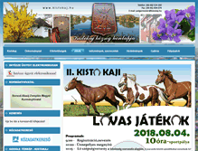 Tablet Screenshot of kistokaj.hu